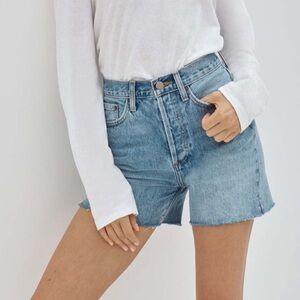 Aritzia Denim Forum The Yoko Mid Thigh Short